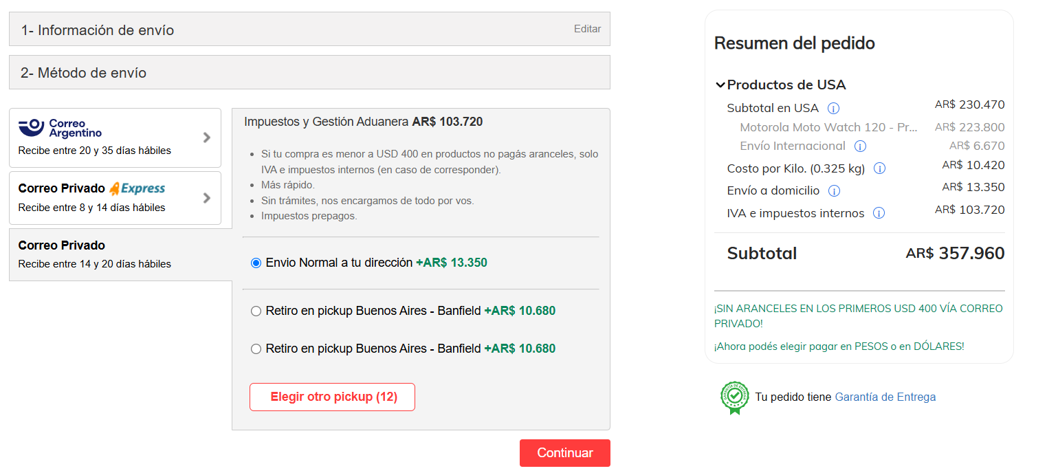 Compras internacionales: Amazon vs Tienda Mía vs Mercado Libre